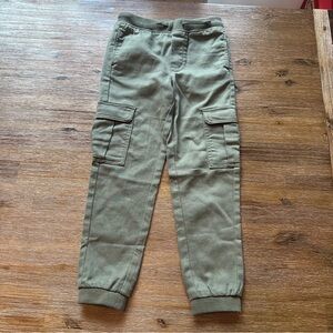 H&M Kids Green Cargo Joggers Pants size 6X